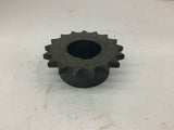 15.875x17 Sprocket 1 1/2" Bore 11/16" Pitch