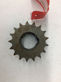 Sprocket 3/4" Pitch 17 Teeth 1 1/2" Bore