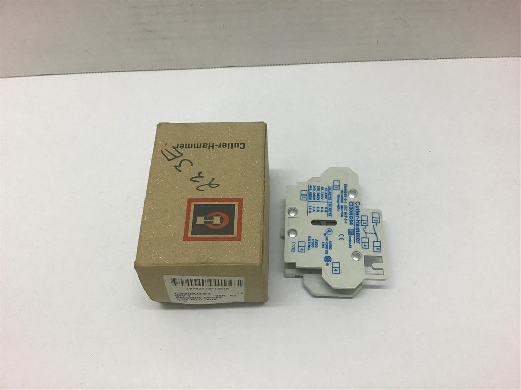 Cutler-Hammer C320KGS4 Auxiliary Contact
