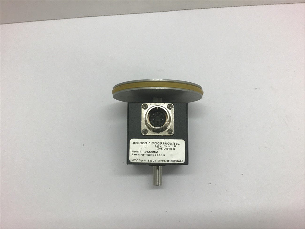 Accu-Coder 716*-0100-S-S-6-D-S-N 1423062 Incremental Shaft Encoder