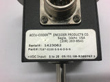 Accu-Coder 716*-0100-S-S-6-D-S-N 1423062 Incremental Shaft Encoder