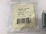 Gardner Springs E18C Extension Spring 0.312x0.0286x2.00 Lot Of 5 Packs