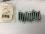 Gardner Springs E18C Extension spring 0.312x0.0286x2.00 Lot Of 4