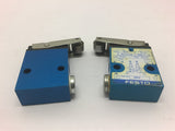 Festo RS-3-1/8 Roller Lever Valve 116 PSI --Lot of 3