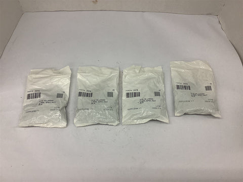 25 Qty. Black Slide in Spec. Nut 3278 5/16 -18 x .655W x.999L Lot of 4