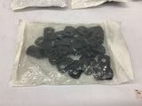 25 Qty. Black Slide in Spec. Nut 3278 5/16 -18 x .655W x.999L Lot of 4