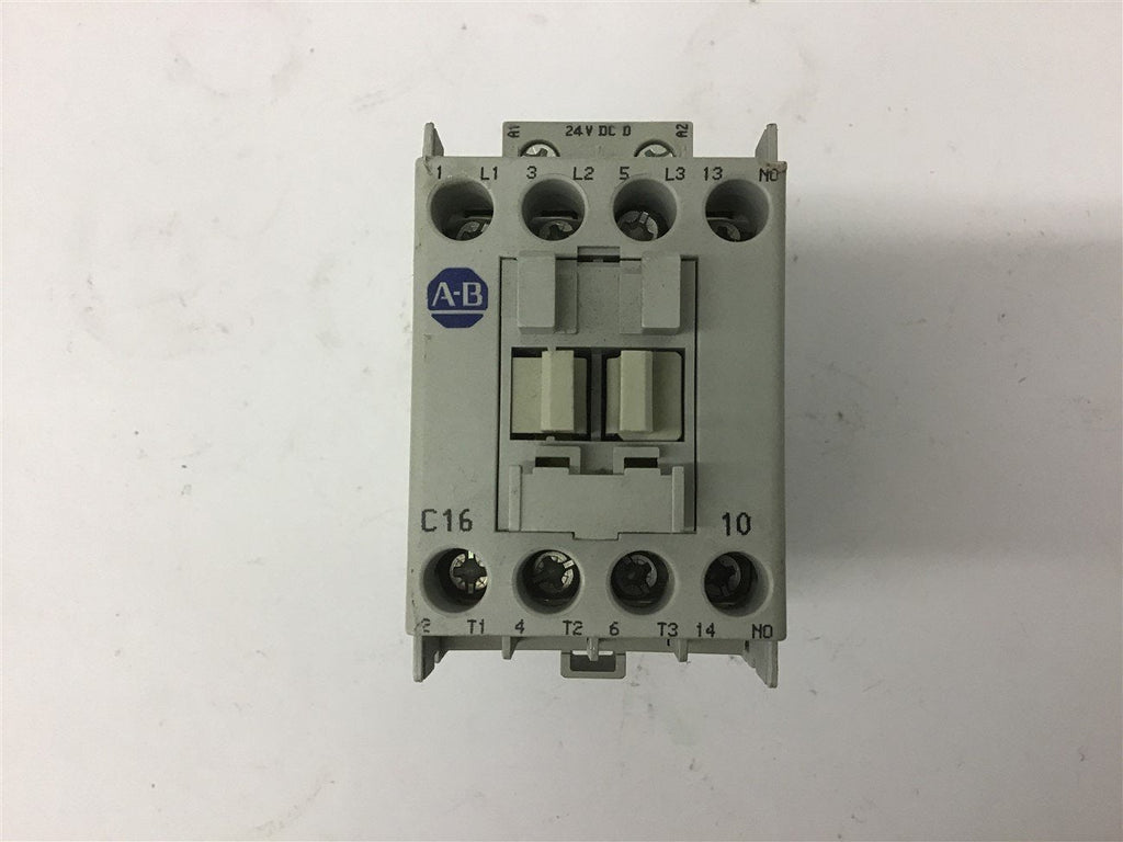 Allen-Bradley 100-C16D*10 10 HP @ 460 Volts Contactor 24 VDC Coil