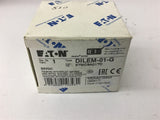 Eaton DILEM-01-G XTMC9A01 Contactor 24 VDC 460 Volts @ 5 HP