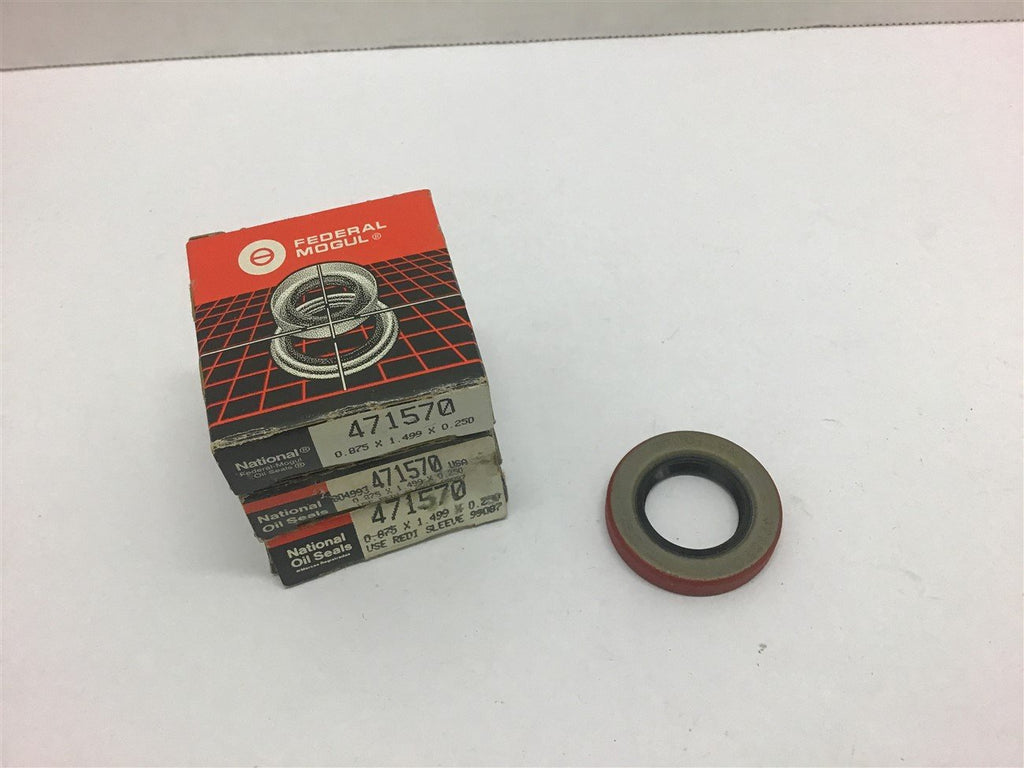 National Federal Mogul 471570 0.875x1.499x0.250 Oil Seal --Lot of 3