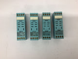 Releco S7-M10 Amp 380 volt Relay Socket Lot of 4