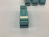 Releco S7-M10 Amp 380 volt Relay Socket Lot of 4