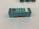 Releco S7-M10 Amp 380 volt Relay Socket Lot of 4
