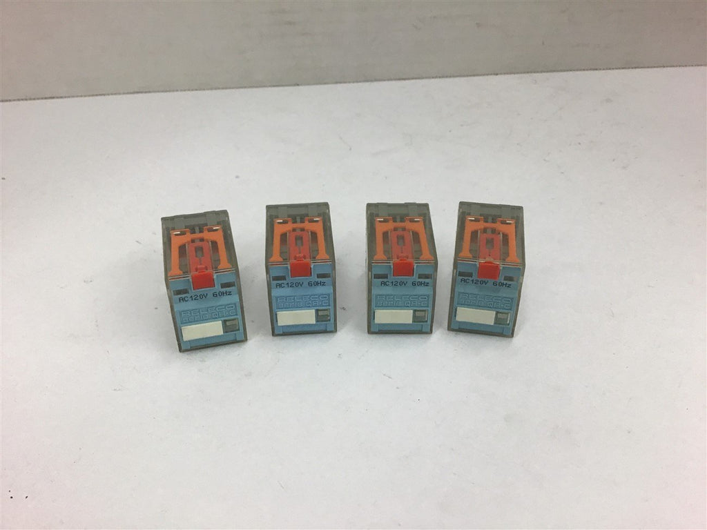 Releco C7-A20X QR-C 120 Volt Relay Lot of 4