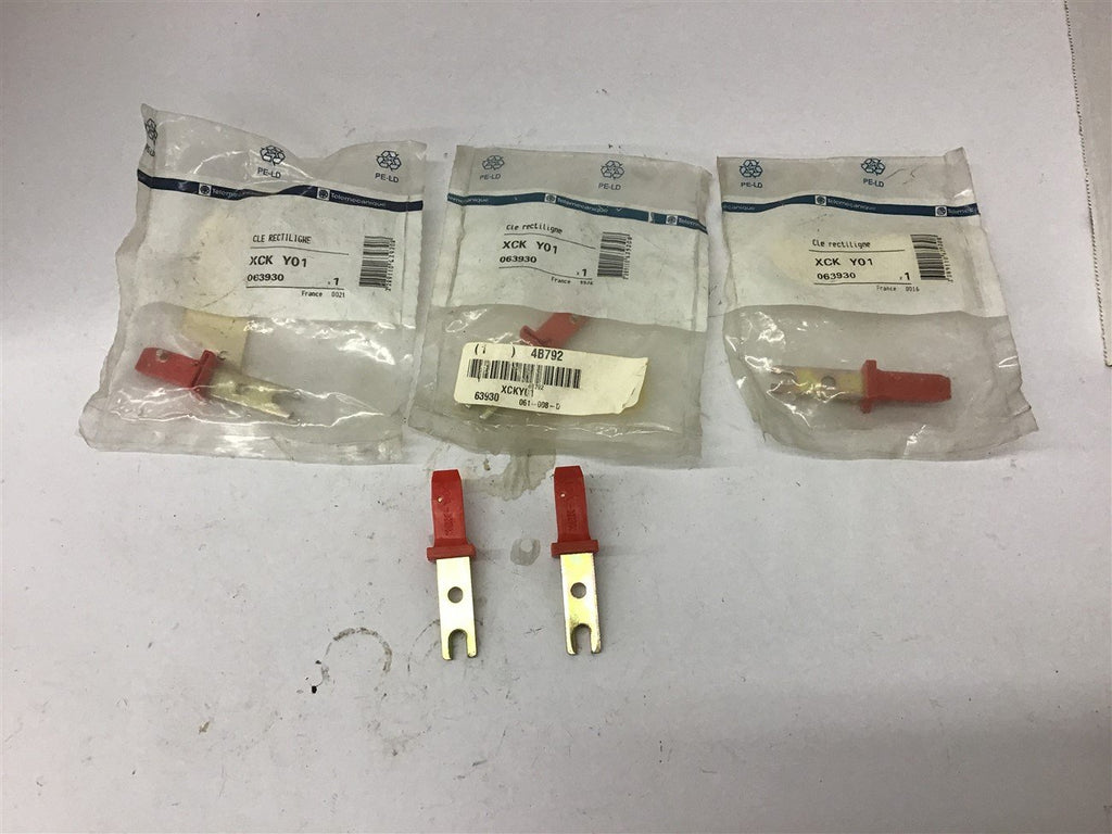 Telemecanique XCK Y01 Safety Interlock Actuating Key Red Lot Of 5
