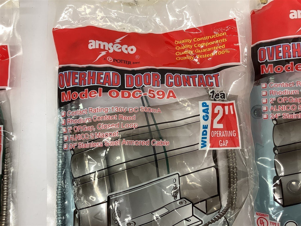 AMSECO ODC-59A Overhead Door Contact 2" Operating Gap Lot of 3