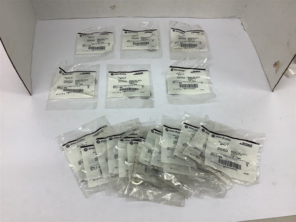 Allen Bradley 871T-N4 Proximity Accessory Mounting Nuts for 18mm Qty 20