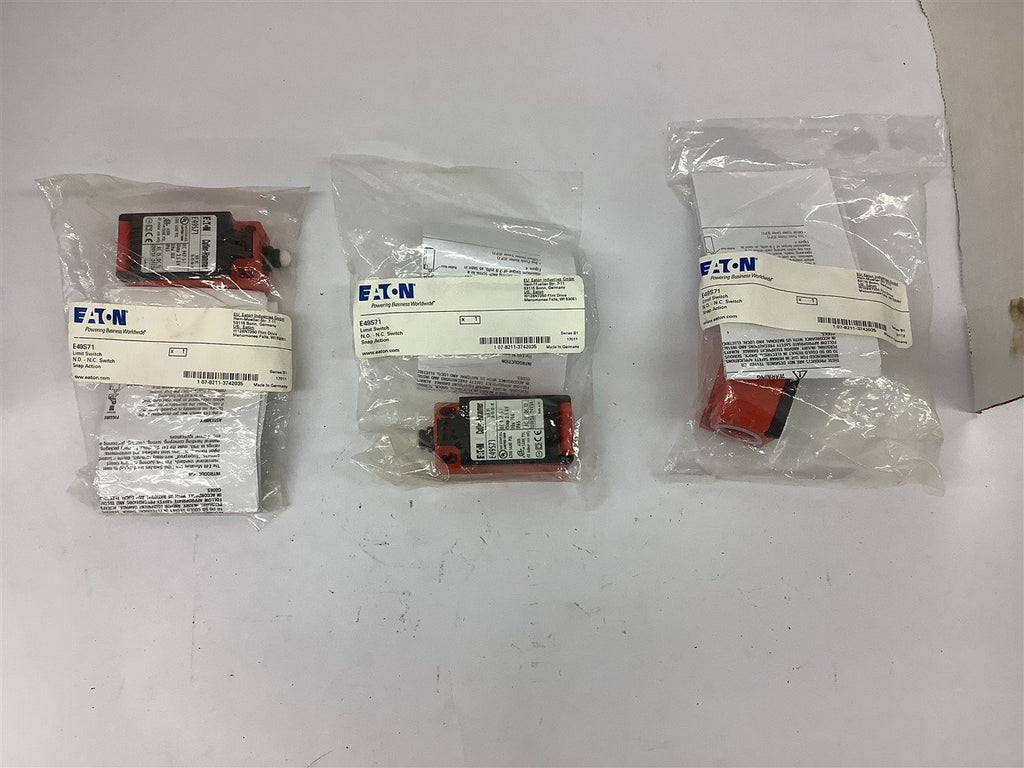 Eaton Cutler- Hammer E49S71 Limit Switch Ser B1 129V 3A Lot of 3