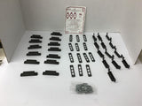 George Risk Industries GRI GRI29C Black NO And NC Contacts Lot Of 39 Pieces
