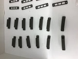 George Risk Industries GRI GRI29C Black NO And NC Contacts Lot Of 39 Pieces