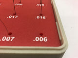 Vermont Gage 10100100PG8 0.007-0.060 Pin Set