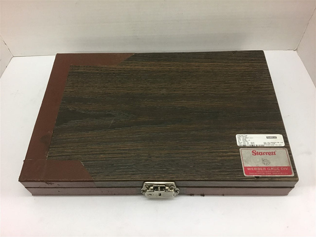 Starrett 81981.12 Webber Gage AG18TR Angle Gage Block