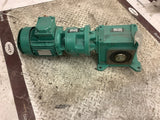 Leroy Somer LS80L 0.65 KW 1700 Rpm Double Reduction Gear Motor 25:1 /258:1 Ratio