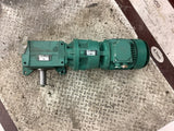 Leroy Somer LS80L 0.65 KW 1700 Rpm Double Reduction Gear Motor 25:1 /258:1 Ratio