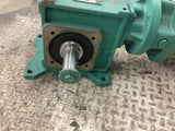 Leroy Somer LS80L 0.65 KW 1700 Rpm Double Reduction Gear Motor 25:1 /258:1 Ratio