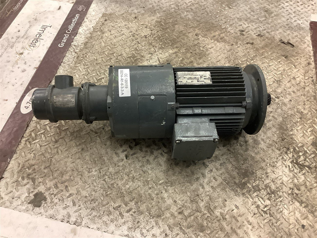 SEW R73 GFN100L/VS 2 KW 3150 Rpm 100L w/ Hubner TDP 0:2T-4 67 MA Tachometer