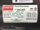 Daiyton 3N236F 1 1/2 Hp AC Motor with Pump 208-220/440 Volts 3600 Rpm 2P 56J