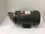 Daiyton 3N236F 1 1/2 Hp AC Motor with Pump 208-220/440 Volts 3600 Rpm 2P 56J