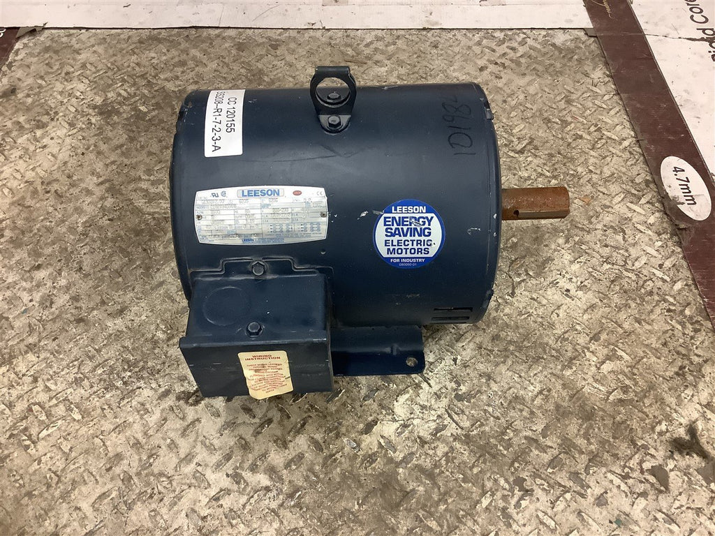 Leeson G130282.00 5 Hp AC Motor 208-230/460 volts 3600 Rpm 2P