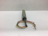 Patlite MES-T 24 VDC 0.2 Amp Super Slim Stack Light Signal Tower Red Steady LED