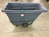 Uline H-4185GR Tilt Truck Gray 1/2 Cubic Yard