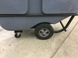 Uline H-4185GR Tilt Truck Gray 1/2 Cubic Yard