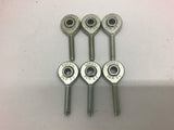 Durbal BEM5L Rod End Bearing 1/4"--Lot of 6