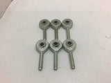 Durbal BEM5L Rod End Bearing 1/4"--Lot of 6