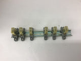 Idec RH1B-U 120 Volt Relay Mounted on Din Rail 1 Lot of 6