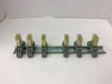 Idec RH1B-U 120 Volt Relay Mounted on Din Rail 1 Lot of 6