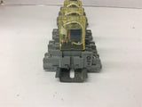 Idec RH1B-U 120 Volt Relay Mounted on Din Rail 1 Lot of 6