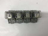 Potter & Brumfield KUP-11A15-24 24V Relay With Base Lot of 4