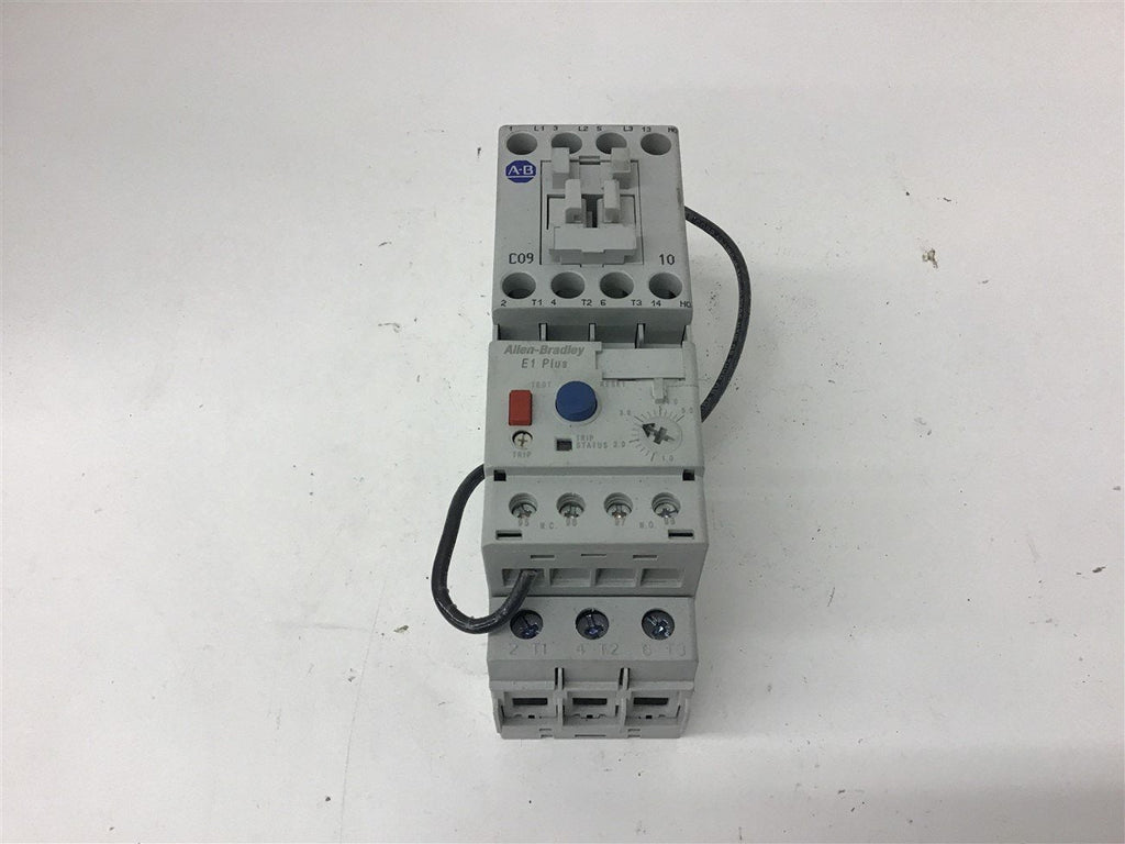 Allen-Bradley 100-C09*10 Contactor 460 V @ 5 HP 120 V Coil w/ 193-ED1CB 1.0-5.0