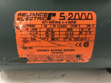 Reliance 2 HP AC Brake Motor 208-230/460-480 Volts 1800 Rpm 145TC w/ 313437 Brak