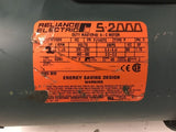 Reliance 2 HP AC Brake Motor 208-230/460-480 Volts 1800 Rpm 145TC w/ 313437 Brak