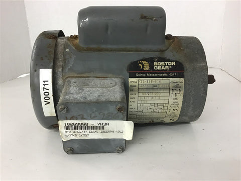 Boston Gear 33-896-918 .17 Hp AC Motor 115/208-230 Volts 1800 Rpm 4P 42CZ Frame