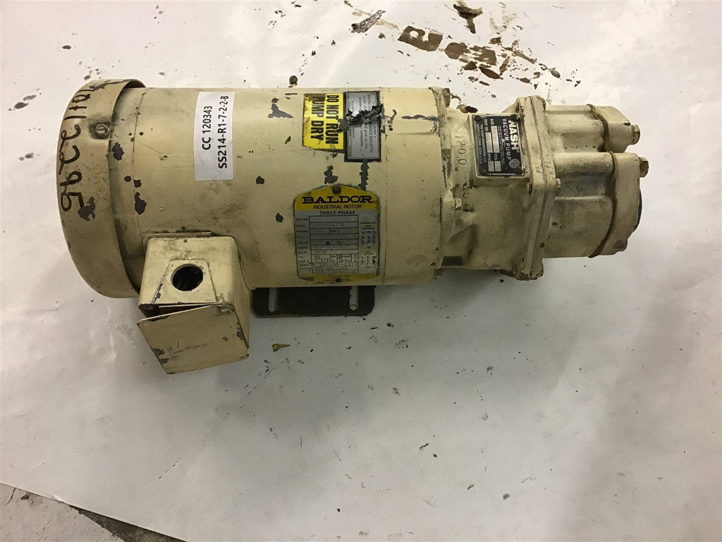 Nash MHC-25 Vacuum Pump 2 HP 208-230/460 Volts 3600 Rpm 2P