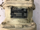 Nash MHC-25 Vacuum Pump 2 HP 208-230/460 Volts 3600 Rpm 2P