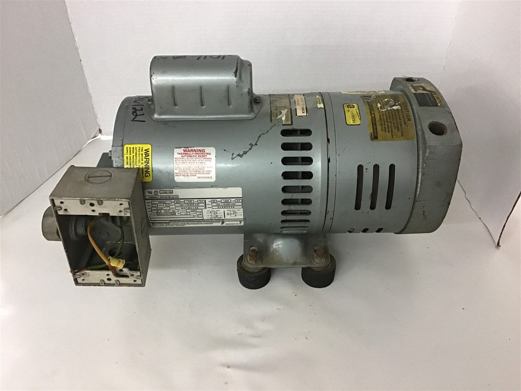 Gast 1023-101-C583X Pump 3/4 Hp 1800 Rpm 100-115/208-230 Volts Single Phase