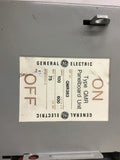 General Eelctric QMR363 Fusible Disconnect 100 Amp 3P 600 Vac Type 1