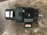 Toshiba 4F4005L1DBNP 5 HP AC Brake Motor 460 Volt 1800 Rpm 4P 184T Frame